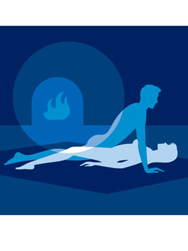 This move allows you to be close without getting hot and sticky: Start in missionary with your legs spread just enough to let him enter you. Then have him move about 2 inches higher so his pelvis is aligned with yours (a position that's referred to as the coital alignment technique, aka CAT). Have him rock back and forth while you thrust your pelvis upward, keeping in sync with him, so your clitoris is hitting his penis's base.
